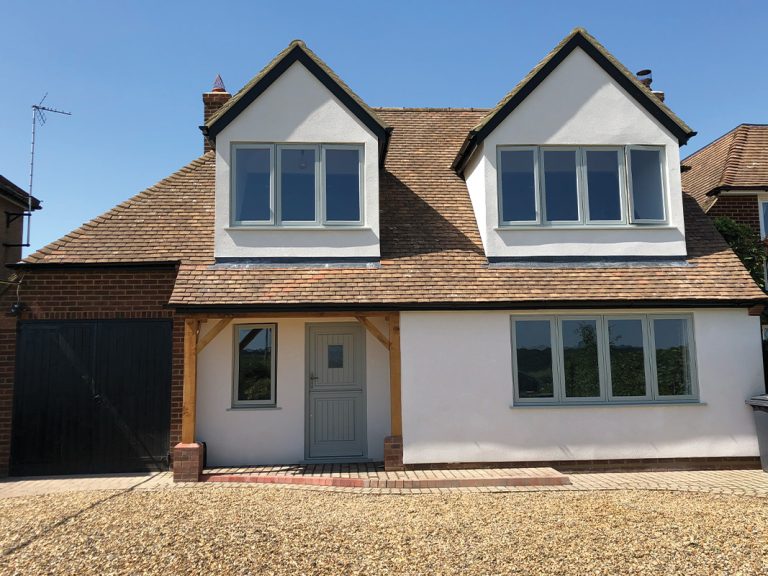 Wards Builders & Developers Ltd - Front elevation reconfiguration - Harlington - 1